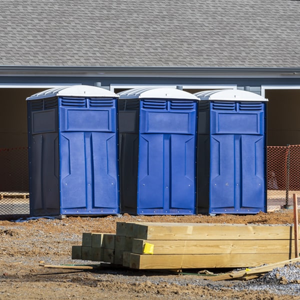 are there any restrictions on where i can place the portable toilets during my rental period in Etna